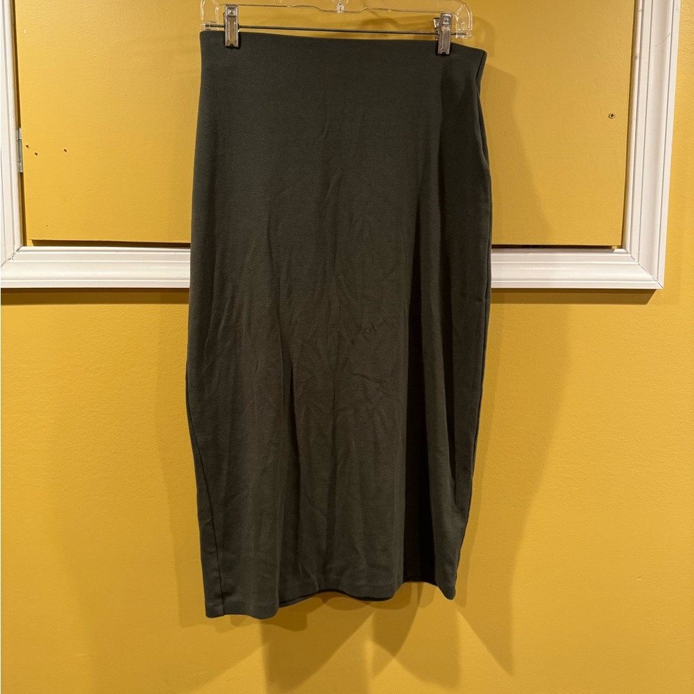 Gap skirt army green olive size M petite